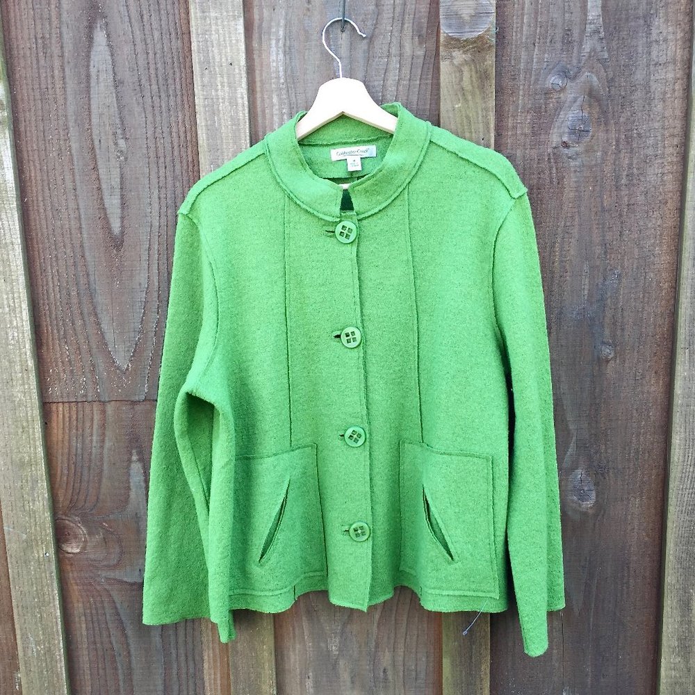 Coldwater Creek boiled wool jacket
